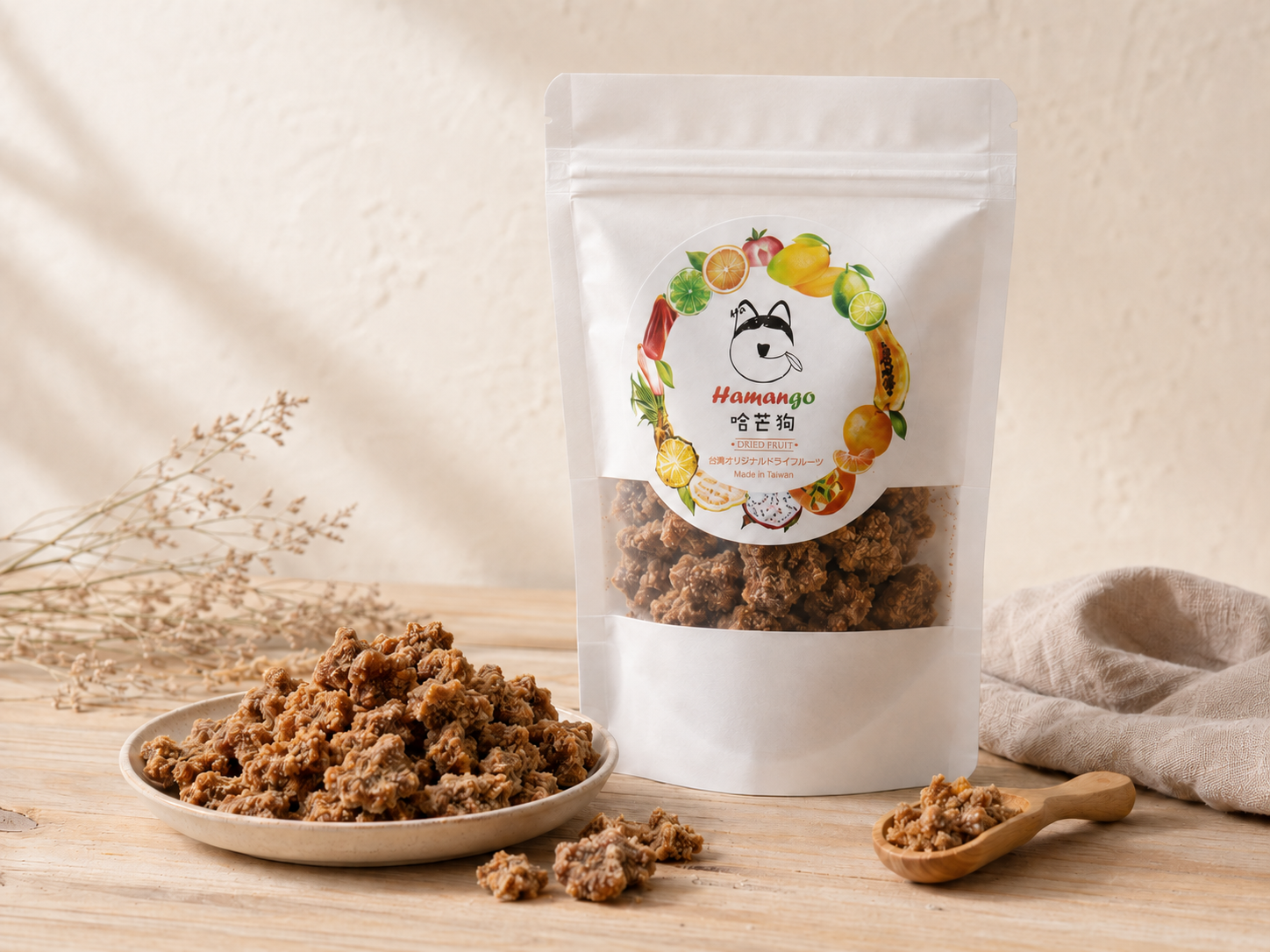 關山柴燒手工黑糖照片