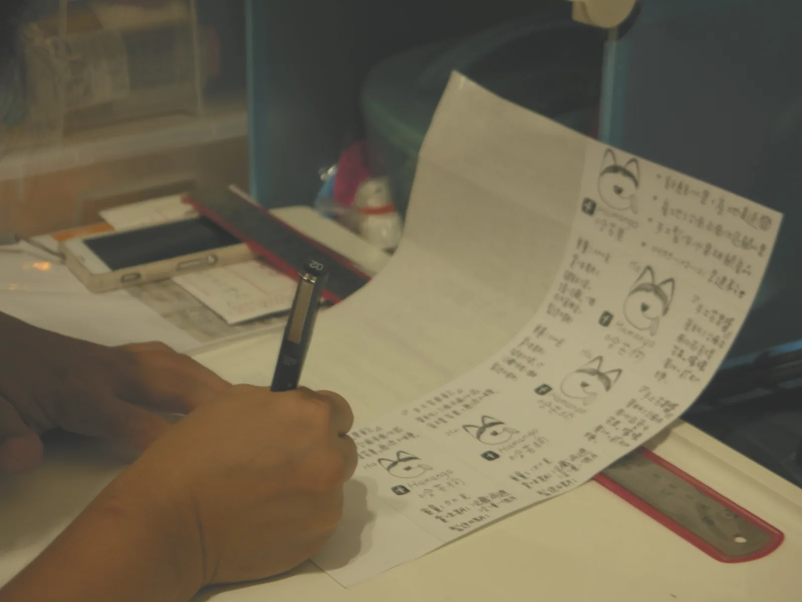 手工書寫商品標籤